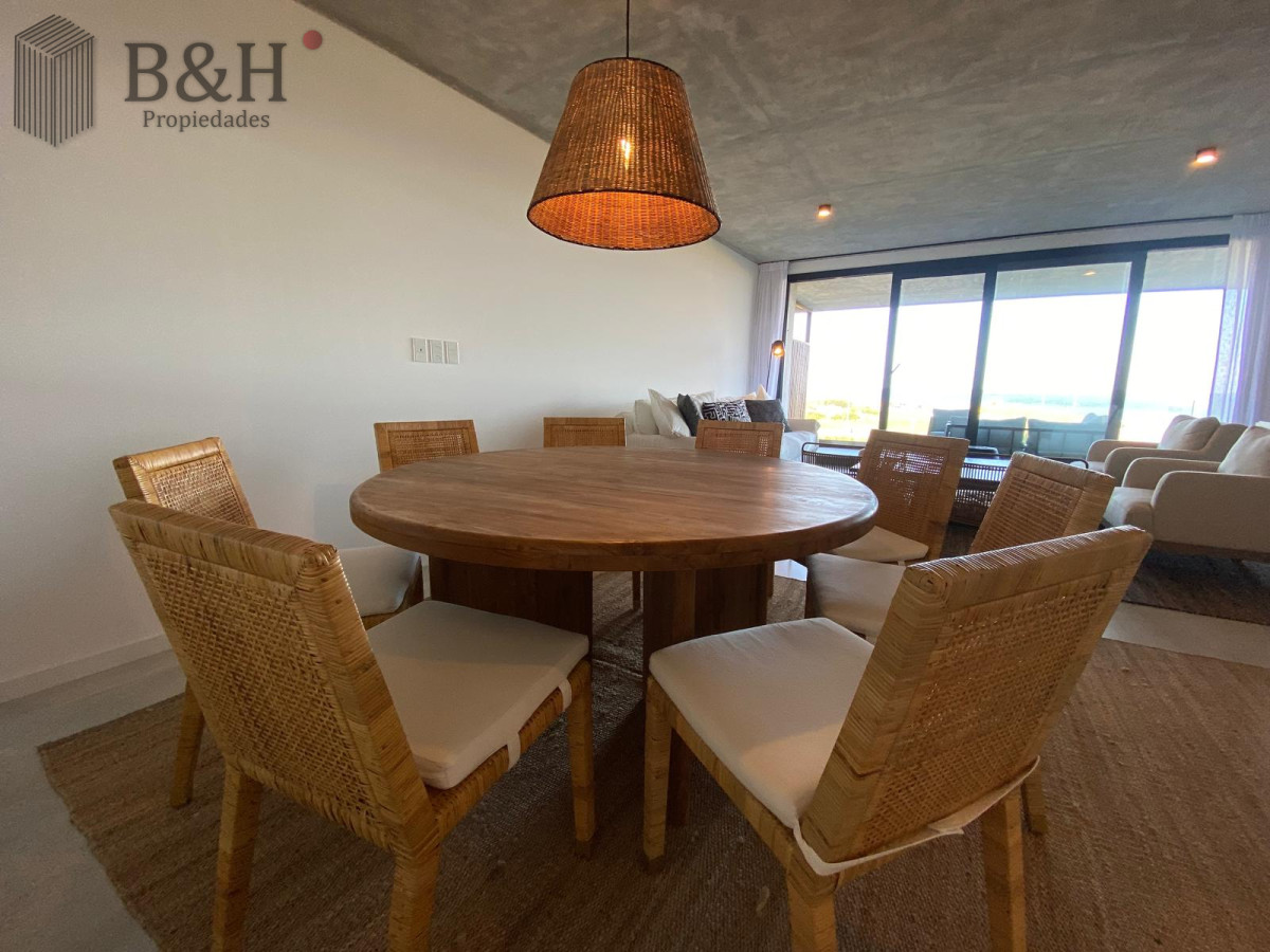Apartamento ID.2595 - Espectacular apartamento en Aldeana Manantiales frente al mar de 3 dormitorios 