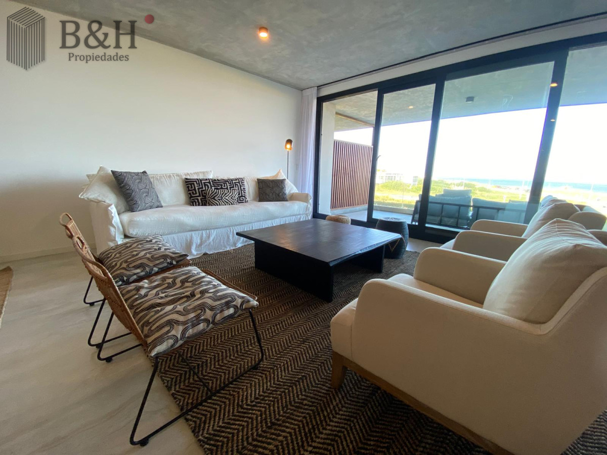 Apartamento ID.2595 - Espectacular apartamento en Aldeana Manantiales frente al mar de 3 dormitorios 