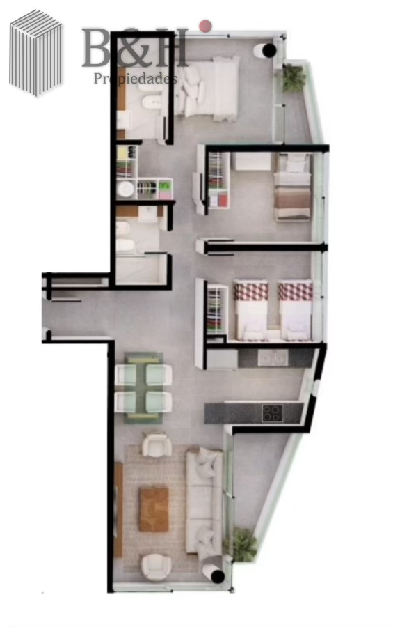 Apartamento ID.3494 - Apartamento 3 dormitorios en view II 