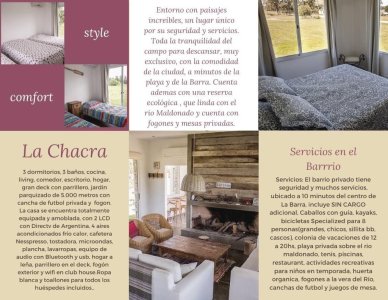 casa en el quijote , barrio privado en la barra venta y  alquiler temporada  - byh615h