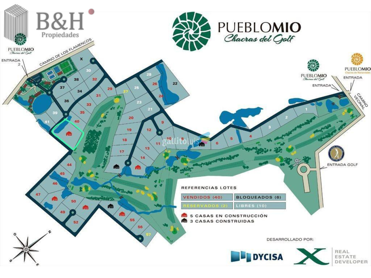 Venta de terreno en Pueblo Mío - Manantiales  - BYH4300T