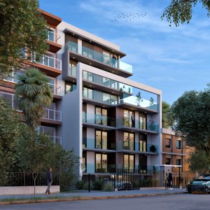 Venta de apartamento de 2 dormitorios en revolucionario desarrollo en Malvin, Montevideo.