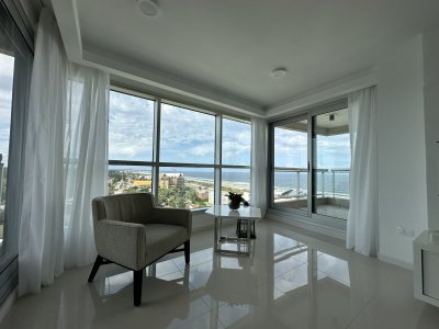 Departamento Look Brava, departamento de 3 dormitorios con vista al mar, 3 balcones y parrillero propio