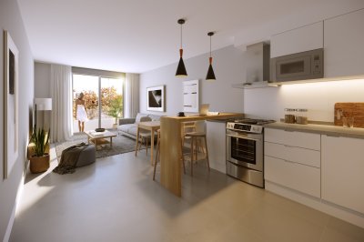 Venta apartamento 2 dormitorios Centro a estrenar patio y terraza