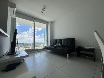 Oportunidad en Roosevelt, apartamento de un dormitorio con vista al mar