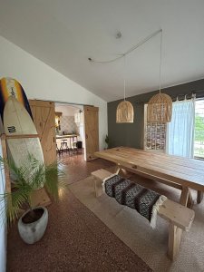 Alquiler Temporario Casa 2 dormitorios con jardín y fogón, Manantiales Punta del Este