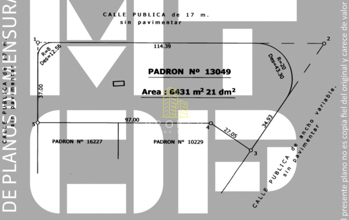 Terreno ID.9554/Venta_Terreno_San_Bernardo_Rocha_Pueblo_Nuevo - Venta Terreno San Bernardo Rocha Pueblo Nuevo