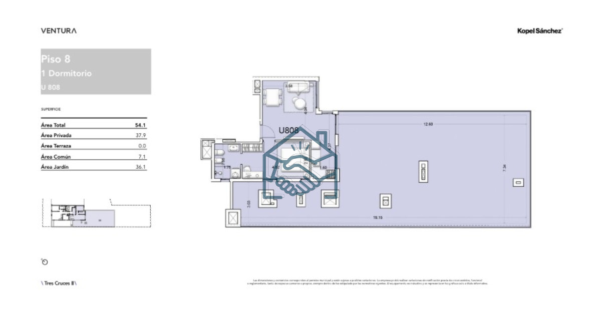 Apartamento ID.1362/APARTAMENTO-1-Dorm.-,-LA-BLANQUEADA,-en-PROMOCIÓN-!! - APARTAMENTO 1 Dorm. , LA BLANQUEADA, en PROMOCIÓN !!
