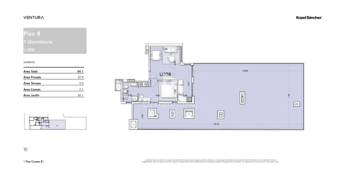 Apartamento ID.25 - APARTAMENTO 1 Dorm. , LA BLANQUEADA, en PROMOCIÓN !!