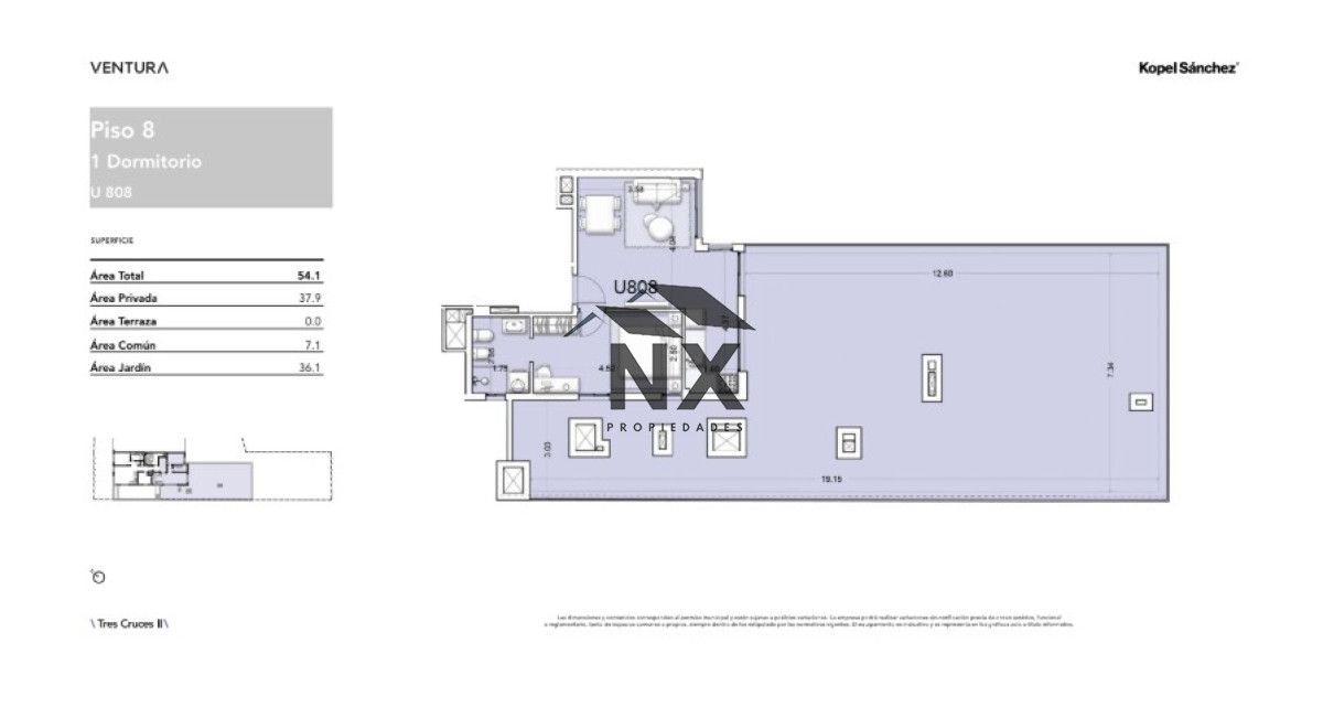 Apartamento ID.49 - APARTAMENTO 1 Dorm. , LA BLANQUEADA, en PROMOCIÓN !!