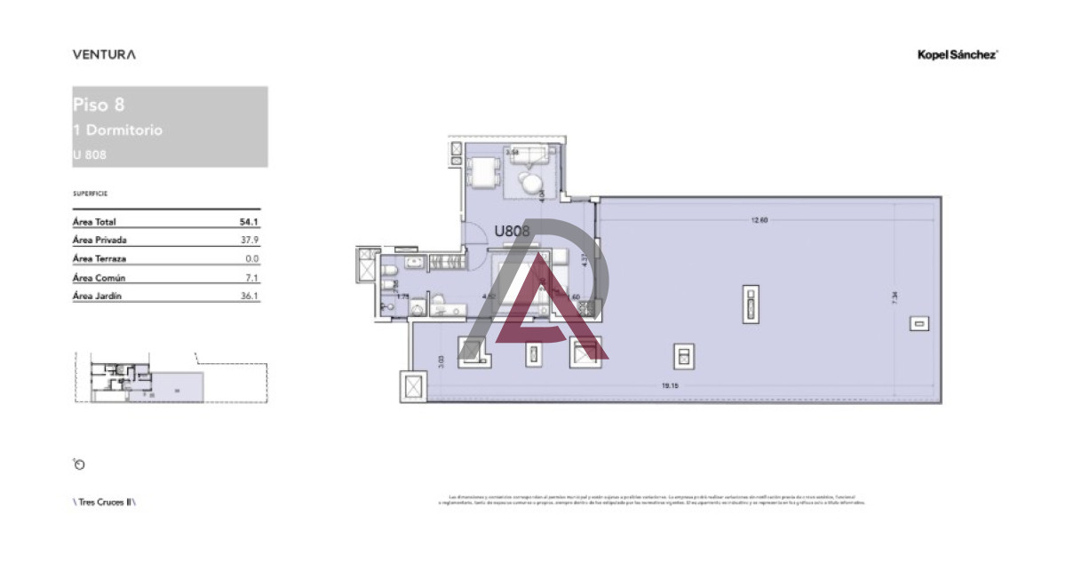 Apartamento ID.181 - APARTAMENTO 1 Dorm. , LA BLANQUEADA, en PROMOCIÓN !!