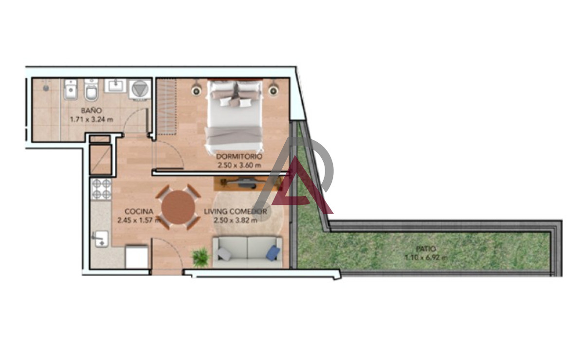 Apartamento ID.222 - Apartamento en Montevideo, La Blanqueada 