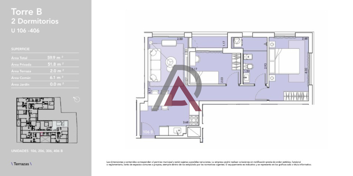 Apartamento ID.166 - APARTAMENTO 2 Dorm. , LA BLANQUEADA. ULTIMA UNIDAD EN PROMOCIÓN!!!!!!!!!!