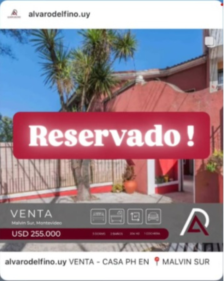 CASA EN MALVIN SUR / Ámsterdam a 1 cuadra Rambla