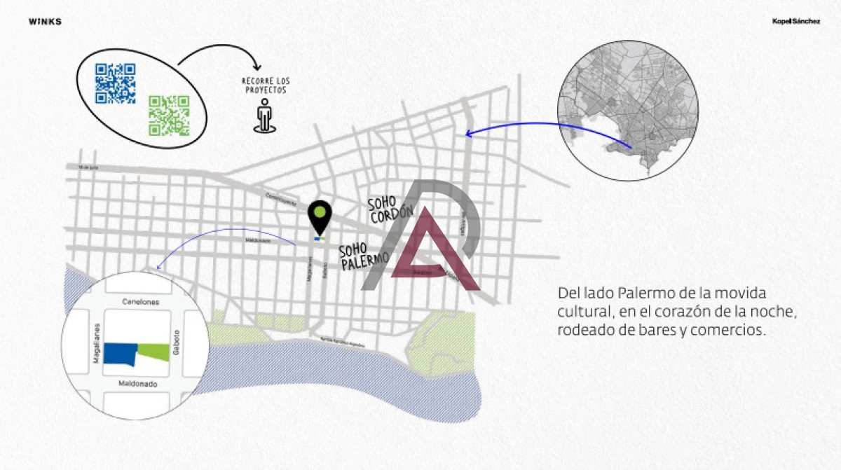Apartamento ID.153 - Apartamentos 2 Dorm. ,en Palermo SOHO , en PROMO hasta 30.Nov.24
