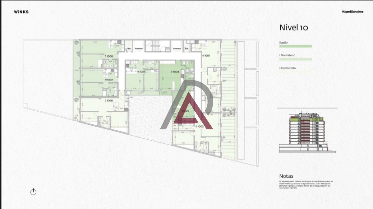 Apartamento ID.153 - Apartamentos 2 Dorm. ,en Palermo SOHO , en PROMO hasta 30.Nov.24