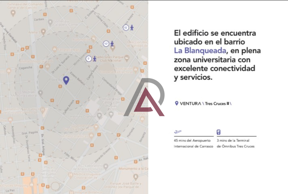 Apartamento ID.178 - APARTAMENTO 1 Dorm. , LA BLANQUEADA, en PROMOCIÓN !!