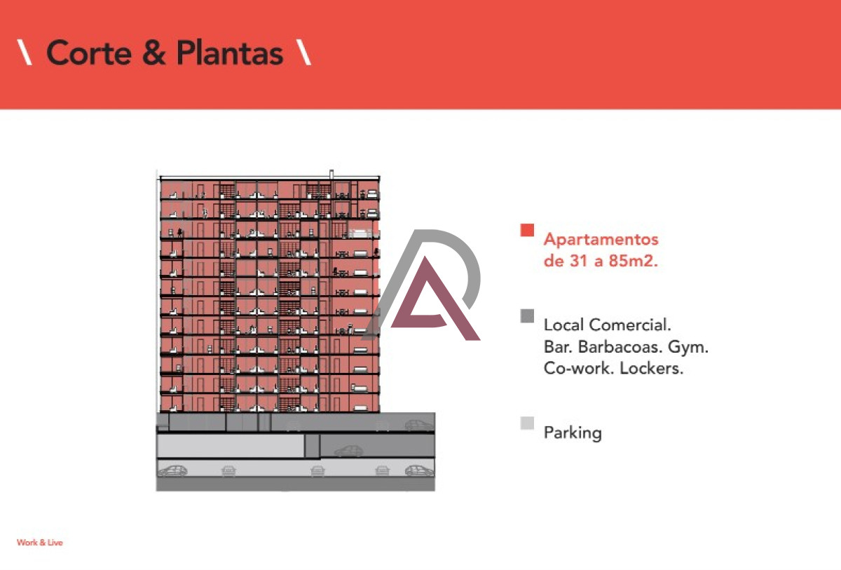 Apartamento ID.68 - Monoambiente, Cordón - U 401 - Últimas unidades en PROMOCIÓN!!