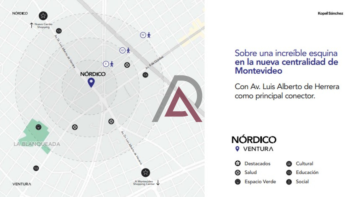 Apartamento ID.138 - APARTAMENTO 1 Dorm. - LA BLANQUEADA - en Construcción.