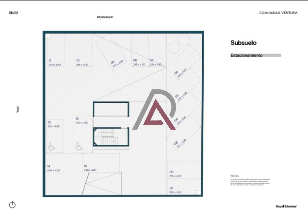Apartamento ID.132 - BLEND SOHO - En Pozo - U 1301 - 2 Dormitorios - Cordón