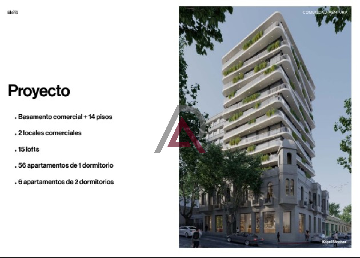 Apartamento ID.132 - BLEND SOHO - En Pozo - U 1301 - 2 Dormitorios - Cordón