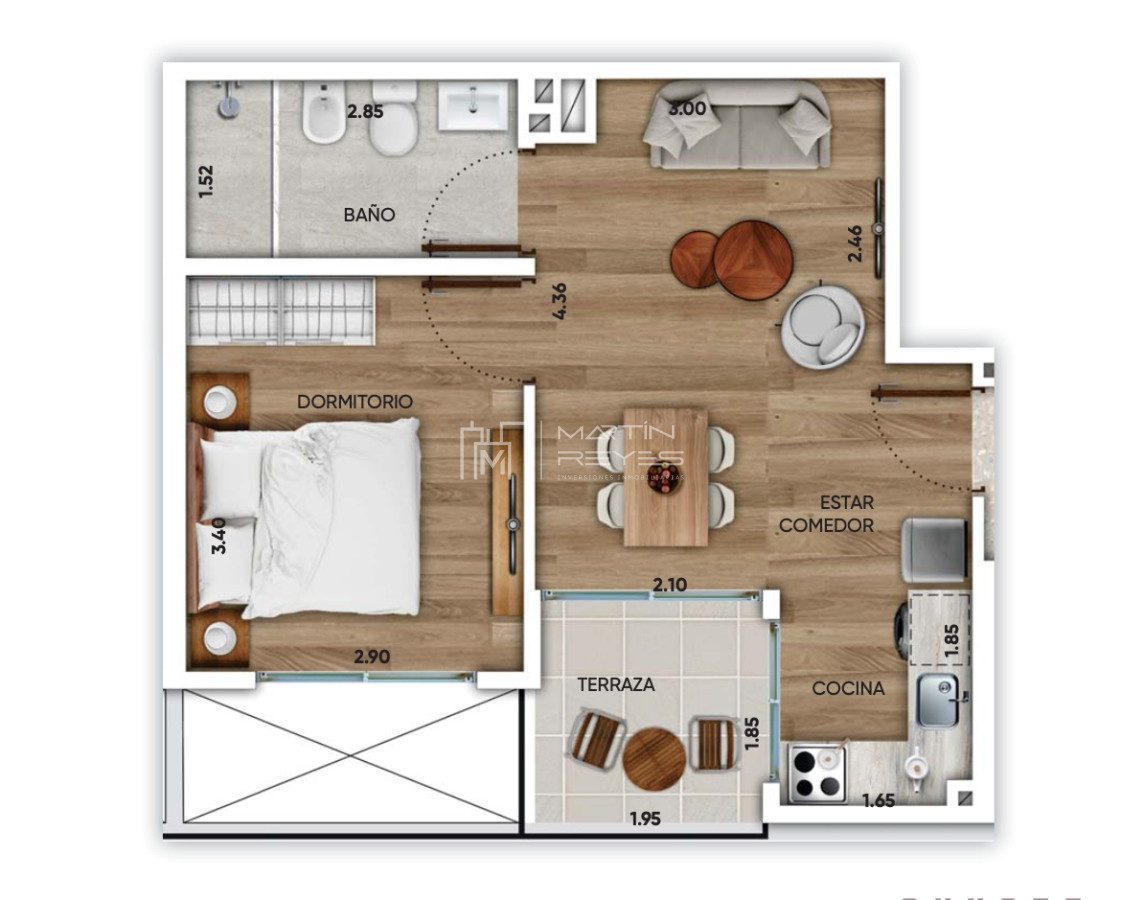 Apartamento ID.417 - Venta Apartamento 1 Dormitorio Buceo EN POZO
