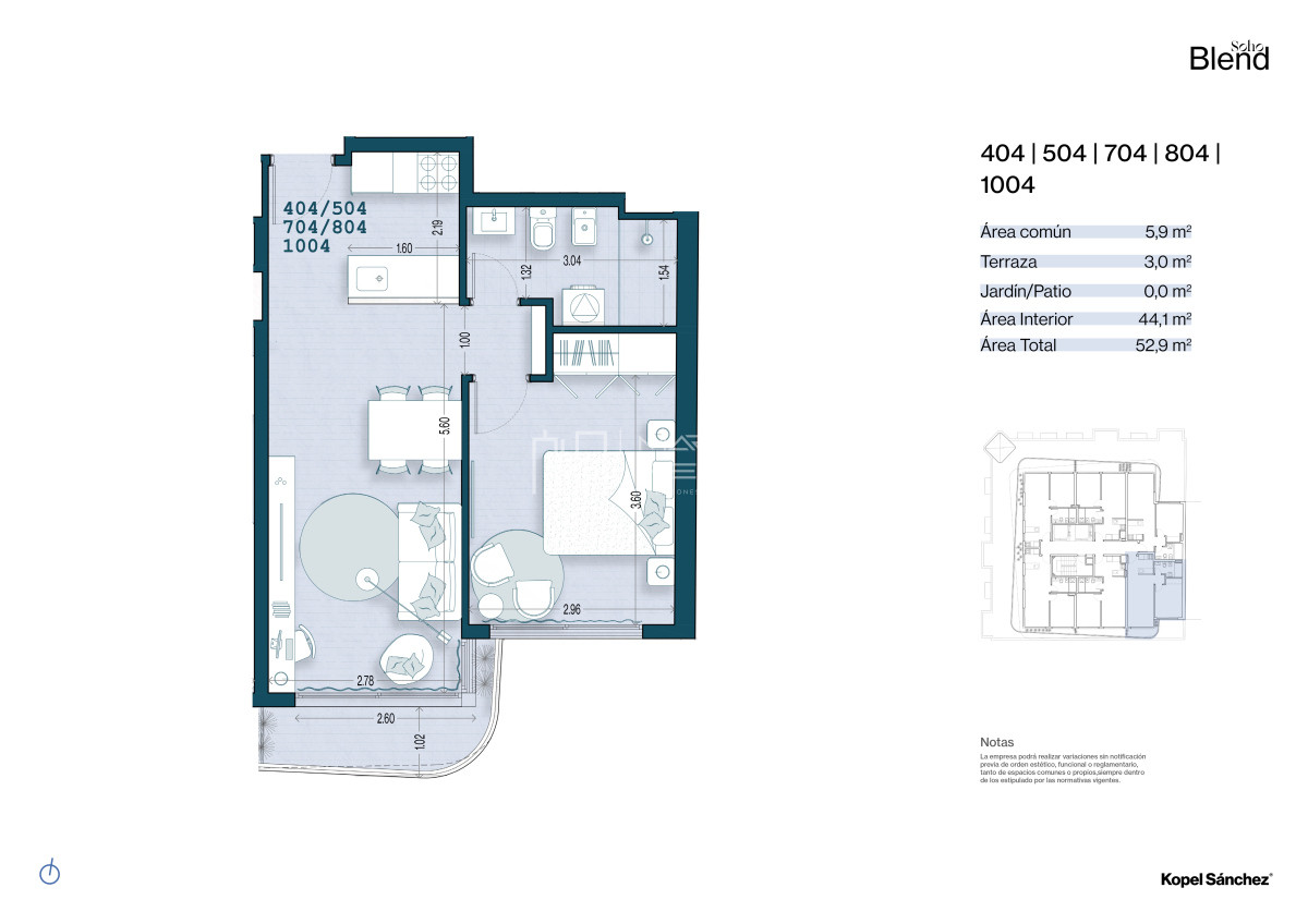 Apartamento ID.1321 - Venta Apartamento 1 Dormitorio Cordon Sur (Cod. 1321)