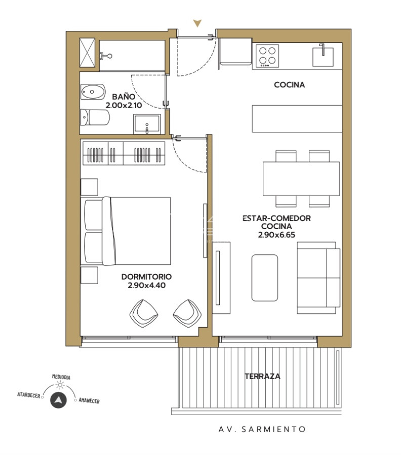 Apartamento ID.440 - Venta Apartamento 1 Dormitorio Punta Carretas