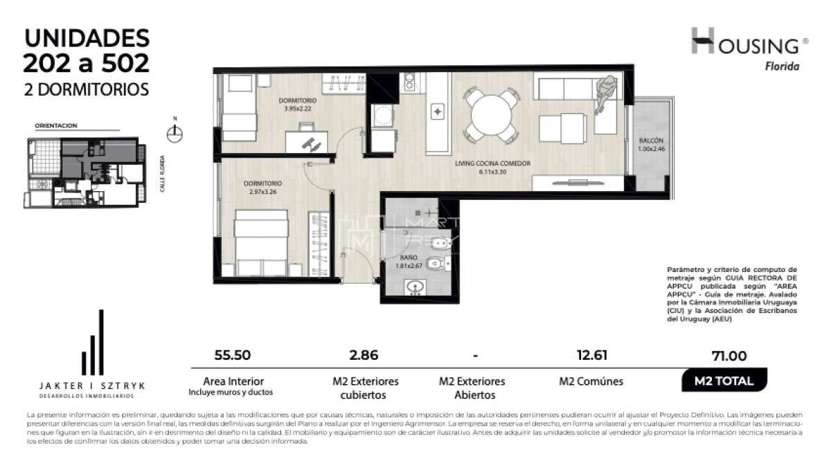 Apartamento ID.1059 - Venta Apartamento 2 Dormitorios en el Centro