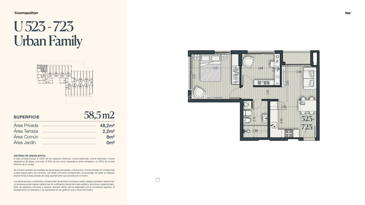 Apartamento ID.1502 - Venta Apartamento 2 dormitorios en Parque Rodó (cod 1502)