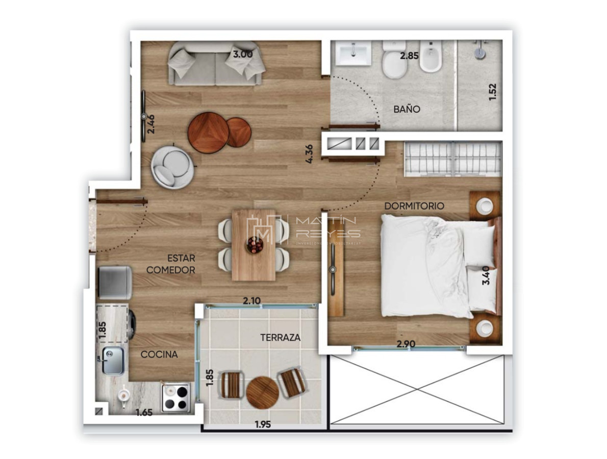 Apartamento ID.413 - Venta Apartamento 1 Dormitorio Buceo EN POZO