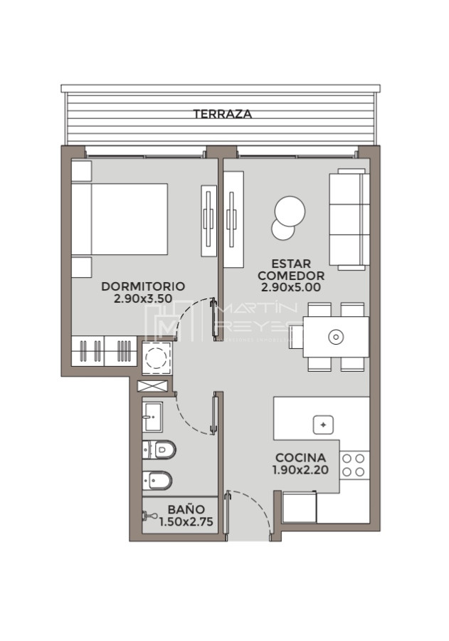Apartamento ID.469 - Venta Apartamento 1 dormitorio Pocitos EN POZO