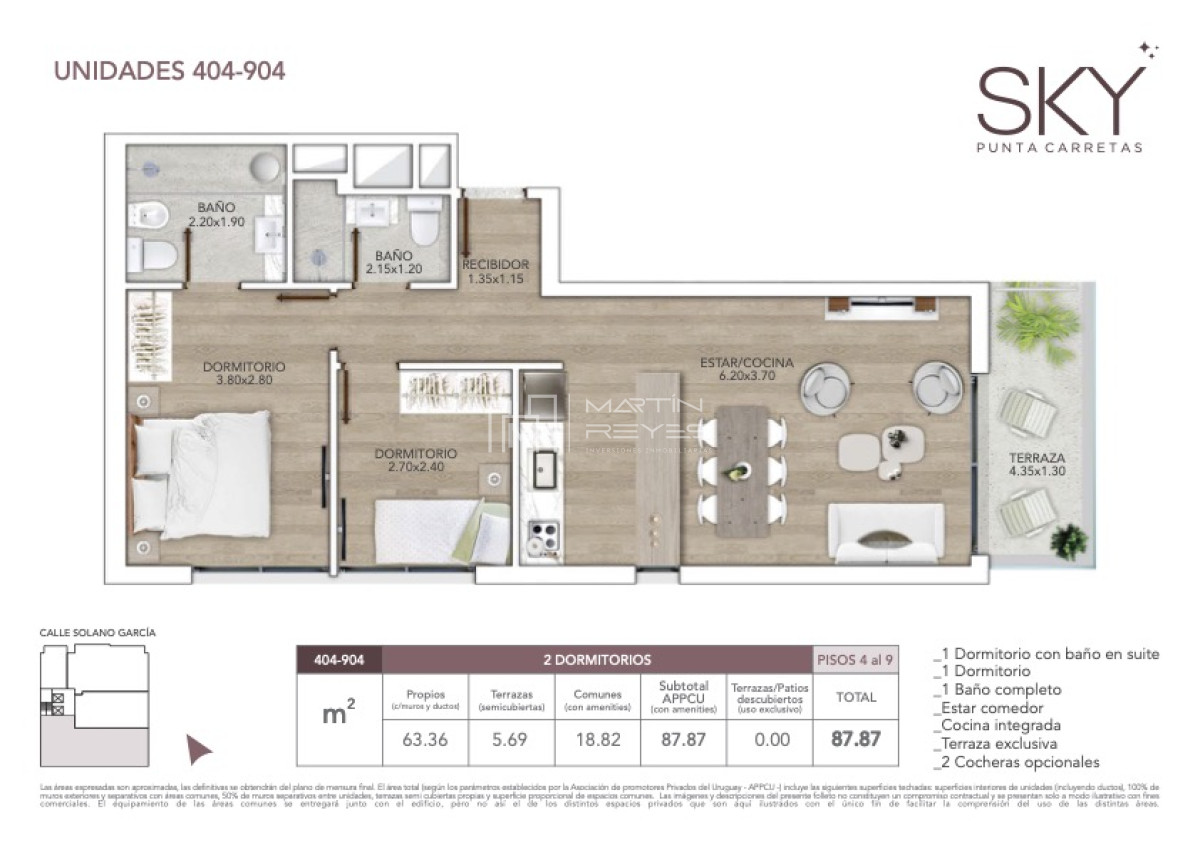 Apartamento ID.254 - Venta Apartamento 2 Dormitorios 