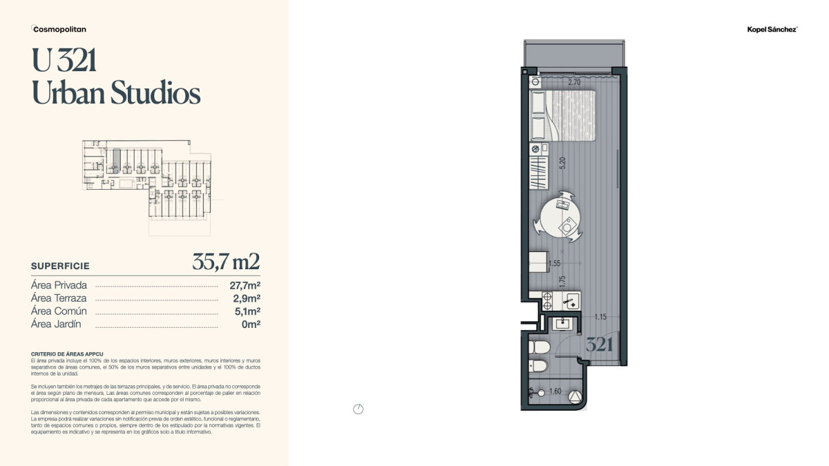 Apartamento ID.1498 - Venta de Monoambiente en Parque Rodó (cod 1498)