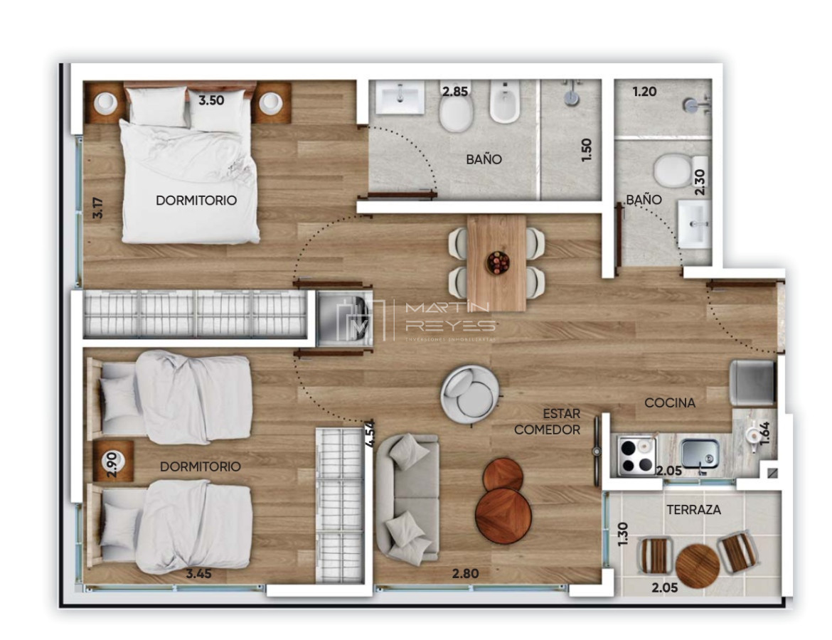 Apartamento ID.423 - Venta Apartamento 2 dormitorios Buceo EN POZO