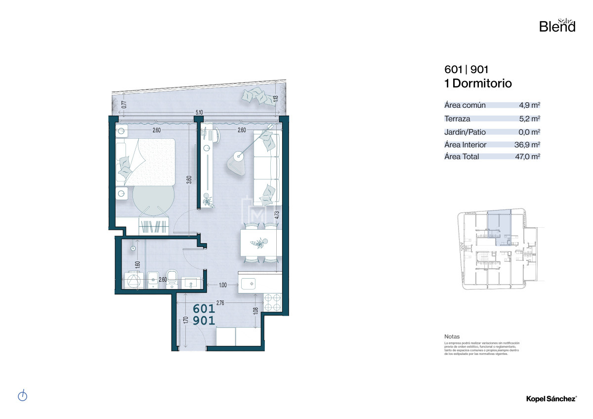 Apartamento ID.1330 - Venta Apartamento 1 Dormitorio en Cordon Sur (Cod. 1330)