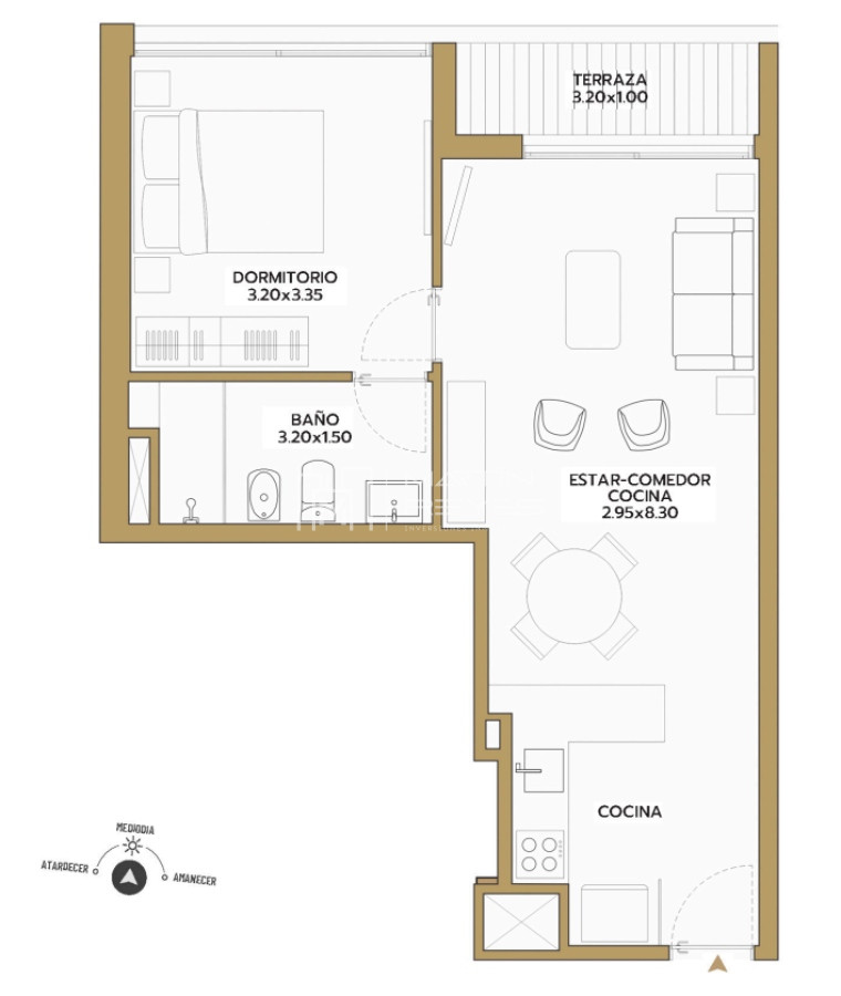 Apartamento ID.436 - Venta Apartamento 1 Dormitorio Punta Carretas