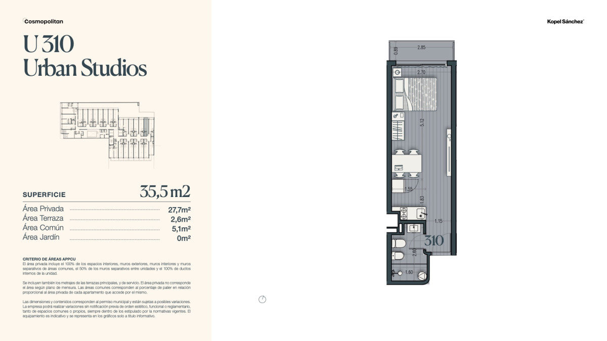 Apartamento ID.1491 - Venta de Monoambiente en Parque Rodó (cod 1491)