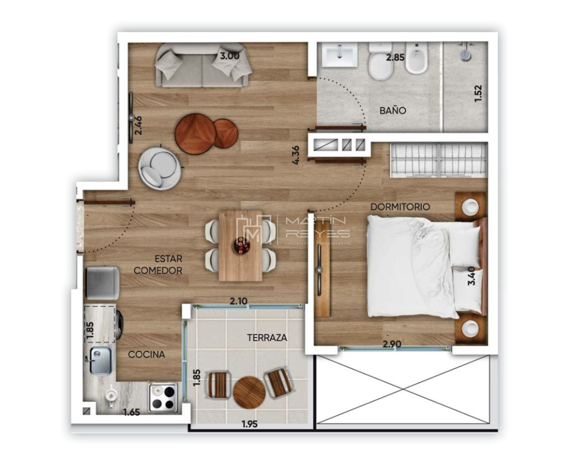 Apartamento ID.416 - Venta Apartamento 1 Dormitorio Buceo EN POZO