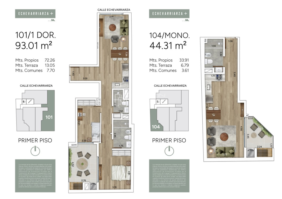 Apartamento ID.410 - Venta apartamento de 1 dormitorio en Buceo. (cod 410)