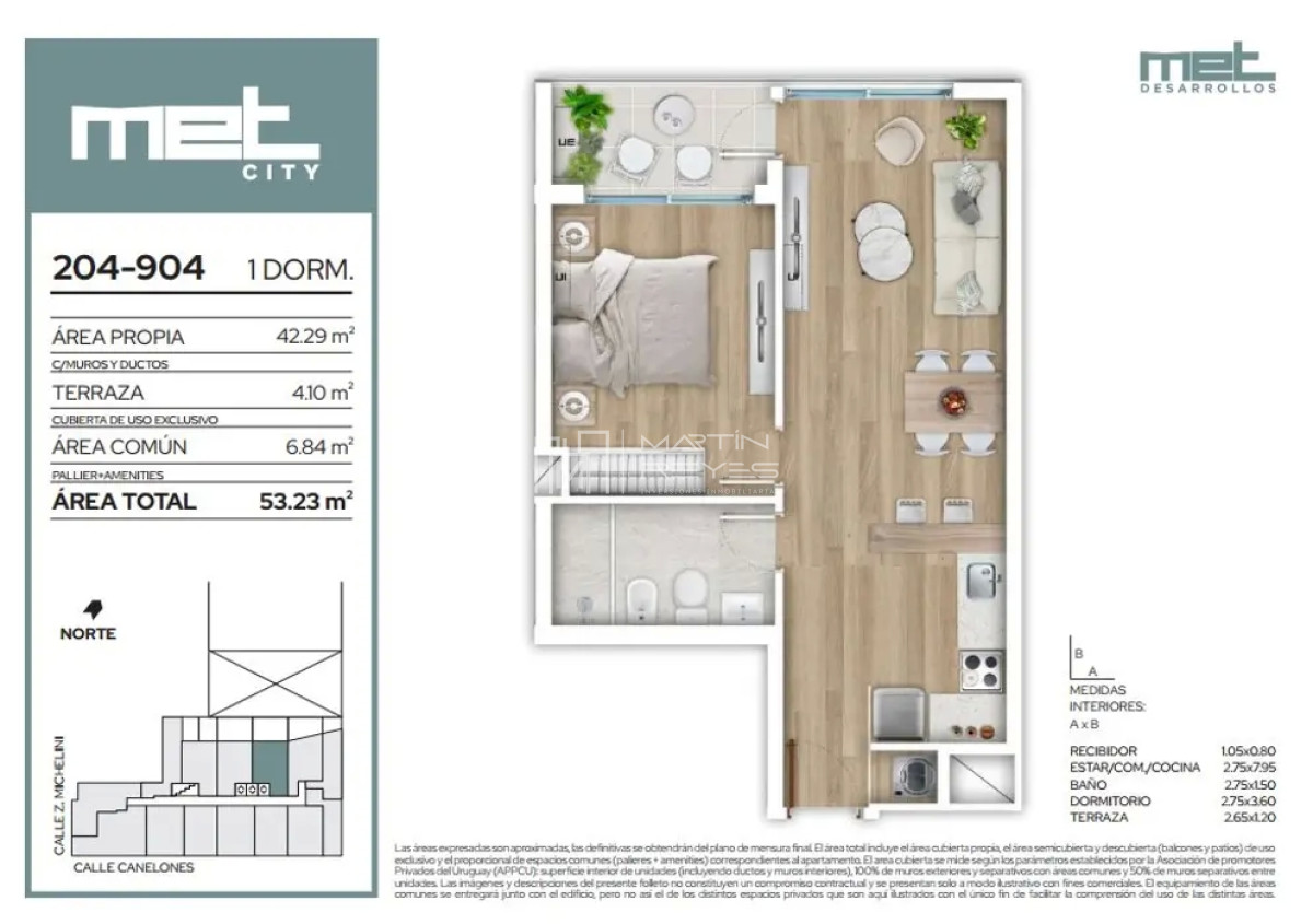 Apartamento ID.728 - Venta Apartamento 1 Dormitorio en Cordón Sur 704