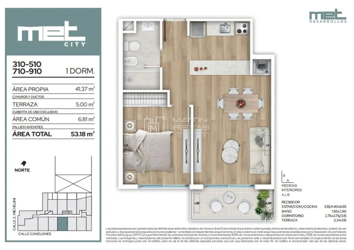 Apartamento ID.763 - Venta Apartamento 1 Dormitorio en Cordón Sur (COD 763)