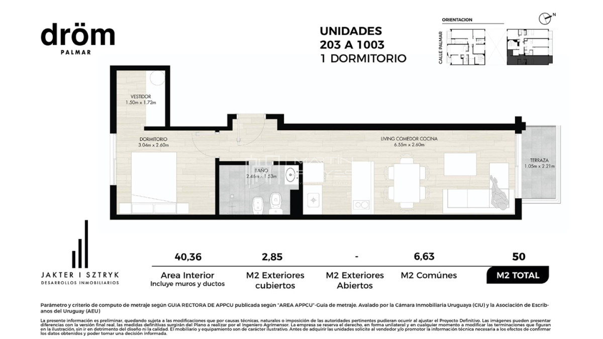 Apartamento ID.816 - Venta Apartamento 1 Dormitorio en Cordón Sur