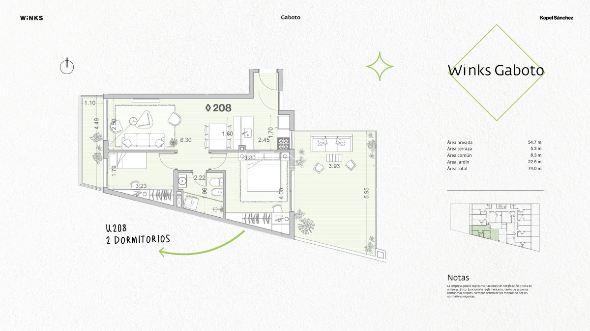 Apartamento ID.1440 - Venta Apartamento 2 Dormitorios en Cordón (Cod. 1440)