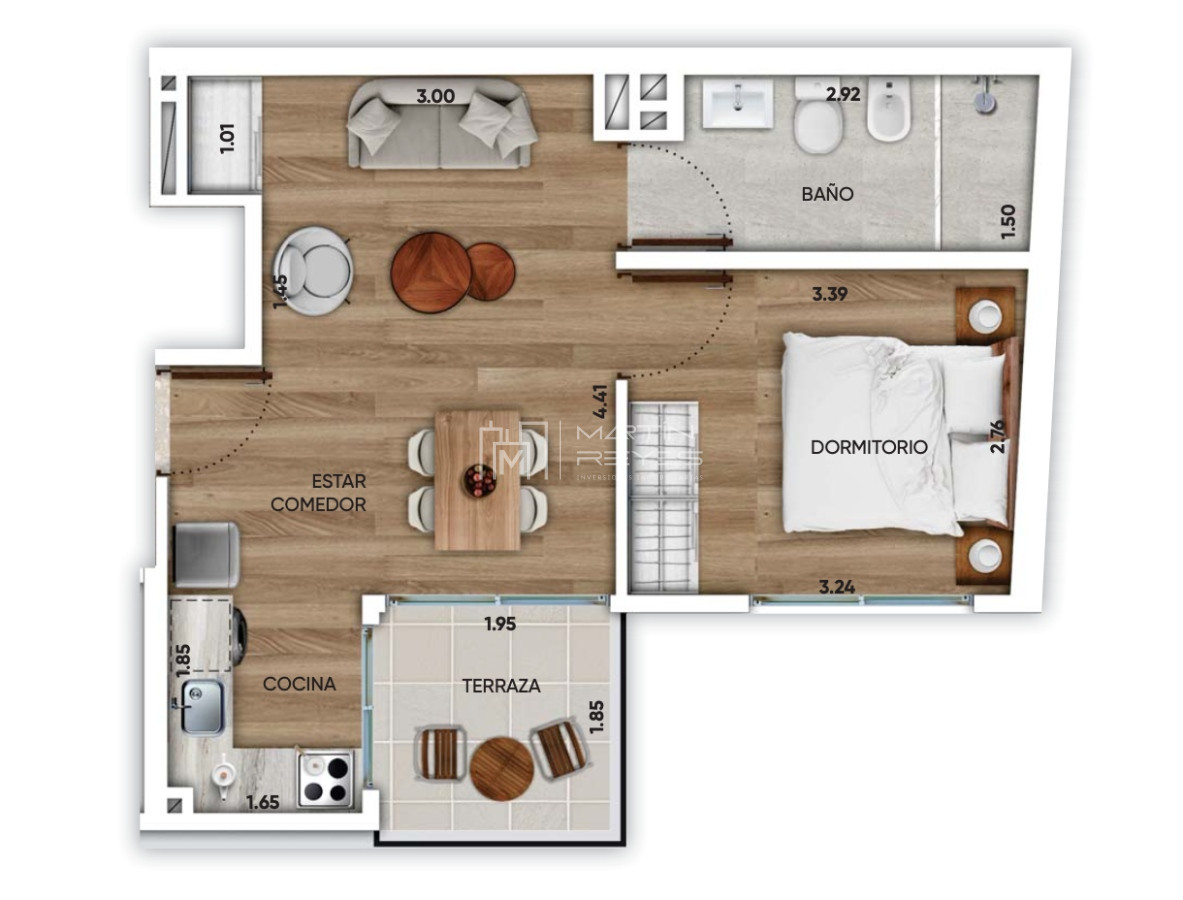 Apartamento ID.415 - Venta Apartamento 1 Dormitorio Buceo EN POZO
