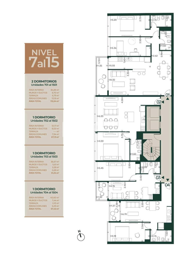 Apartamento ID.380 - Venta Apartamento 1 Dormitorio Pocitos (cod 380)