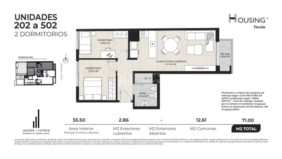 Apartamento ID.1059 - Venta Apartamento 2 Dormitorios en el Centro