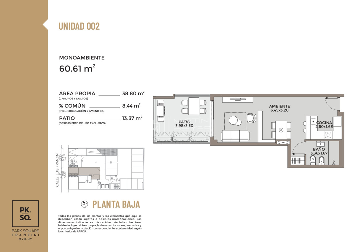 Apartamento ID.1191 - Venta Monoambiente en Pocitos (COD 1191)