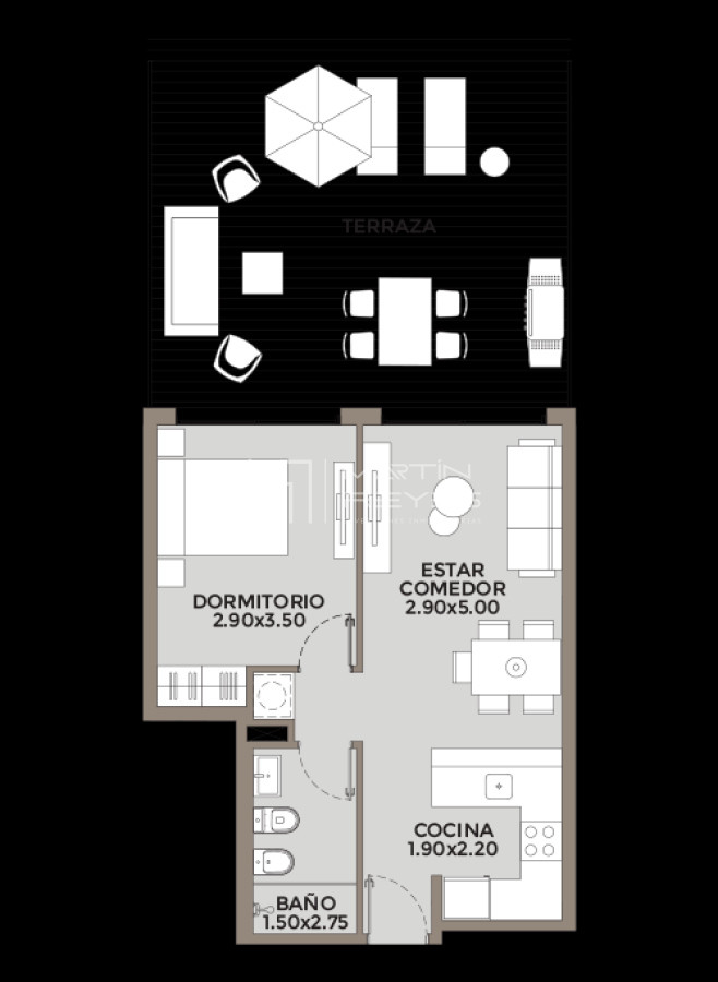 Apartamento ID.460/Venta-Apartamento-1-dormitorio-en-Pocitos-(COD-460) - Venta Apartamento 1 dormitorio en Pocitos (COD 460)