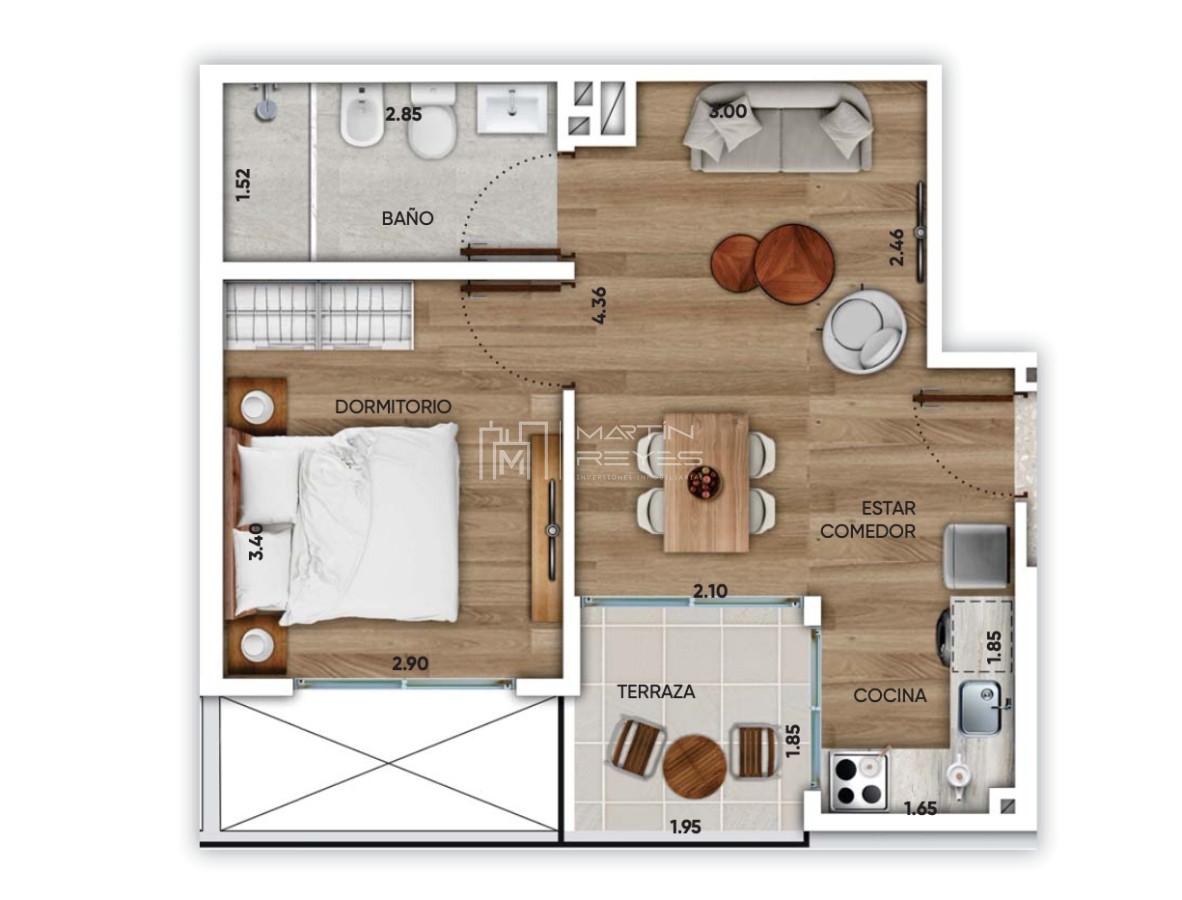 Apartamento ID.414 - Venta Apartamento 1 Dormitorio Buceo EN POZO